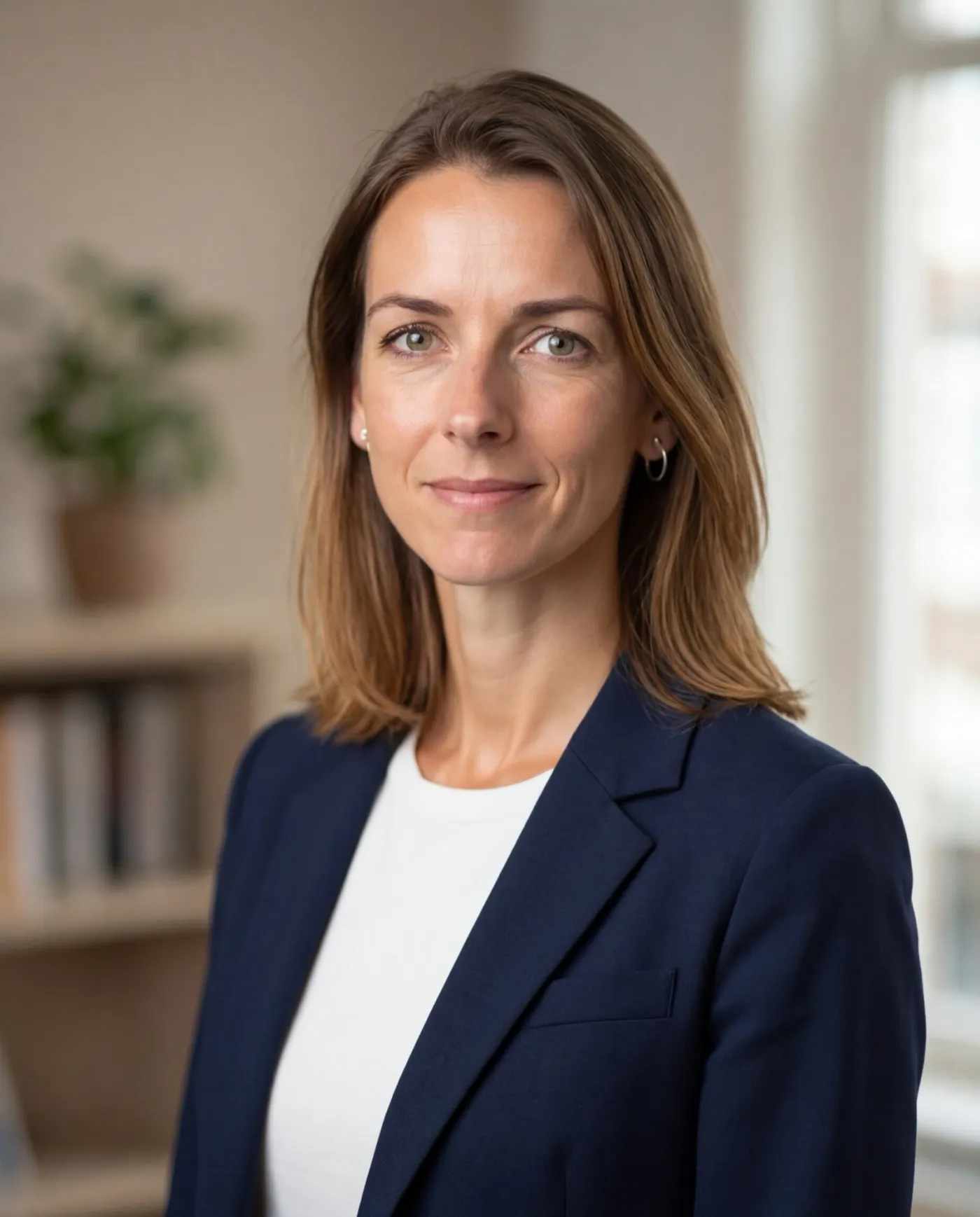 Portret op kantoor